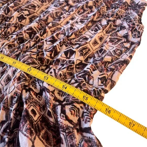 Free People Simone Batik Print Halter Mini Dress SZ S Boho Festival - Picture 9 of 10